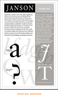 Janson Text - Poster